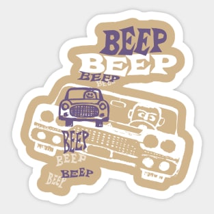 Beep Beep Sticker